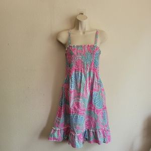 Lauren Ralf Lauren women's dress blue pink small